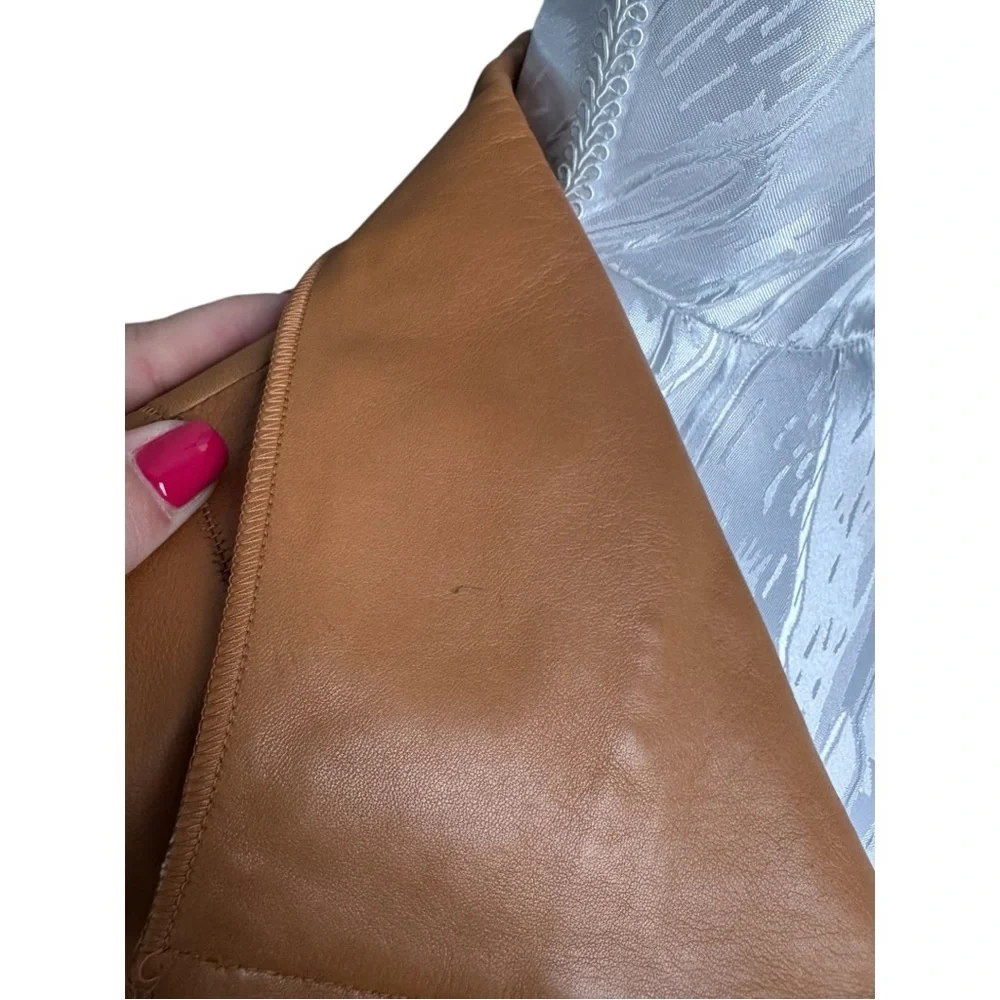 Bernardo Tan Leather Jacket